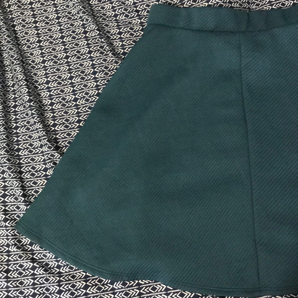 Charlotte Russe Turquoise Skater Skirt